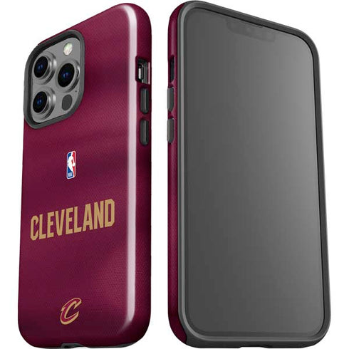 NBA Cleveland Cavaliers Jersey iPhone 14 Pro Impact Case