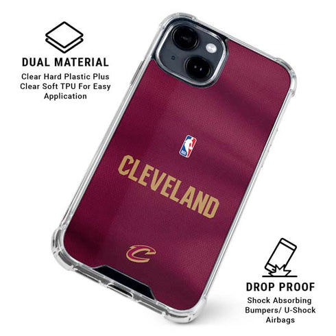 NBA Cleveland Cavaliers Jersey iPhone 15 Clear Case