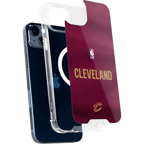 NBA Cleveland Cavaliers Jersey iPhone 15 MagSafe Case
