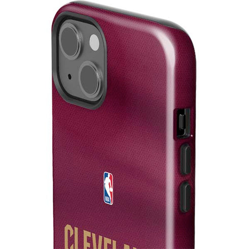 NBA Cleveland Cavaliers Jersey iPhone 15 Plus Impact Case