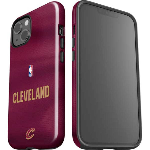 NBA Cleveland Cavaliers Jersey iPhone 15 Plus Impact Case