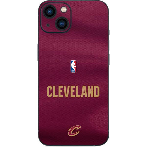 NBA Cleveland Cavaliers Jersey iPhone 15 Plus Skin