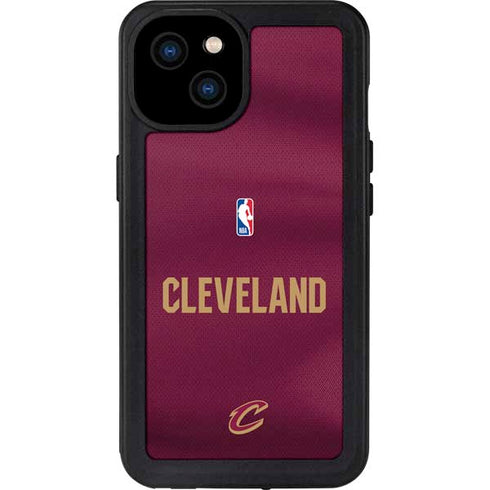 NBA Cleveland Cavaliers Jersey iPhone 15 Plus Waterproof Case