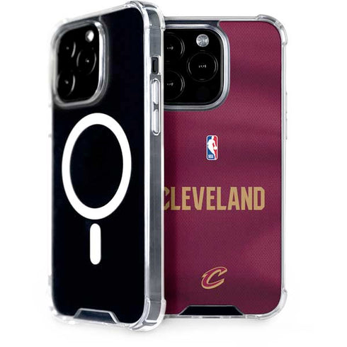 NBA Cleveland Cavaliers Jersey iPhone 15 Pro MagSafe Case