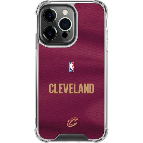 NBA Cleveland Cavaliers Jersey iPhone 15 Pro Max Clear Case