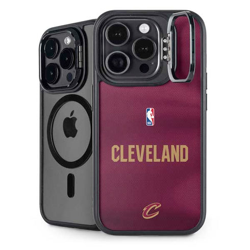 NBA Cleveland Cavaliers Jersey iPhone 15 Pro Max Kickstand Case