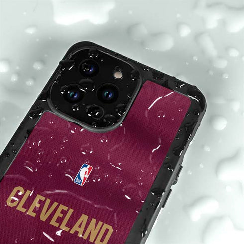 NBA Cleveland Cavaliers Jersey iPhone 15 Pro Waterproof Case