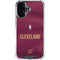 NBA Cleveland Cavaliers Jersey iPhone 16 Clear Case