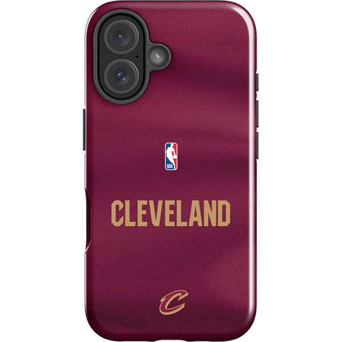 NBA Cleveland Cavaliers Jersey iPhone 16 Impact Case