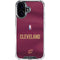 NBA Cleveland Cavaliers Jersey iPhone 16 Plus Clear Case