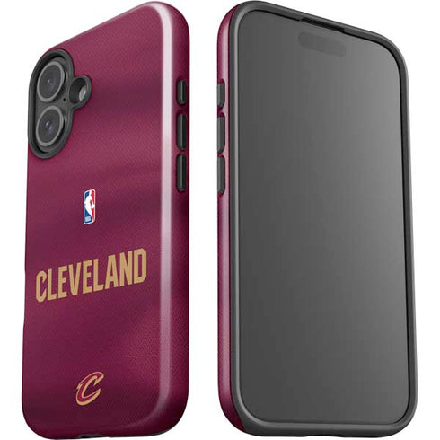 NBA Cleveland Cavaliers Jersey iPhone 16 Plus Impact Case