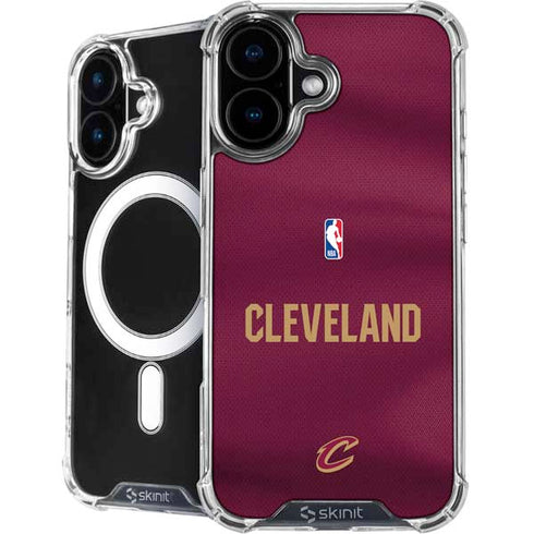 NBA Cleveland Cavaliers Jersey iPhone 16 Plus MagSafe Case