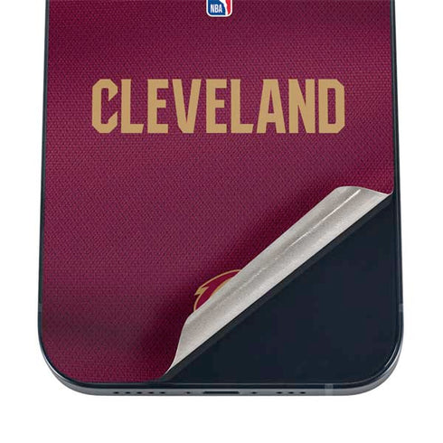 NBA Cleveland Cavaliers Jersey iPhone 16 Plus Skin