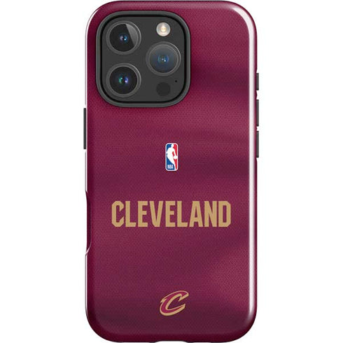 NBA Cleveland Cavaliers Jersey iPhone 16 Pro Max Impact Case