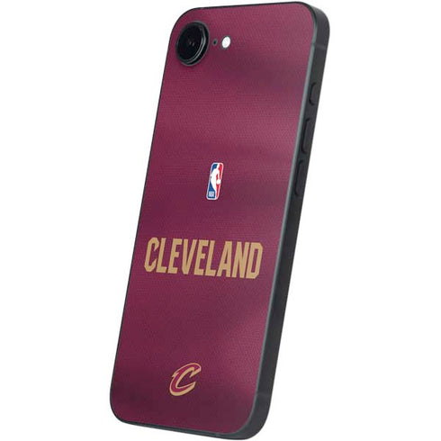 NBA Cleveland Cavaliers Jersey iPhone 16e Skin