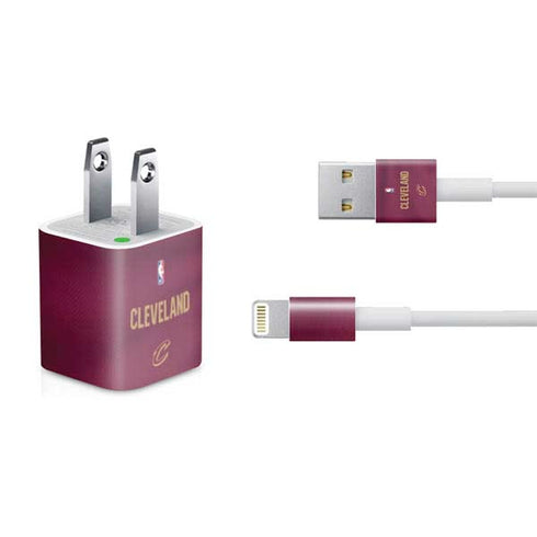 NBA Cleveland Cavaliers Jersey iPhone Charger (5W USB) Skin
