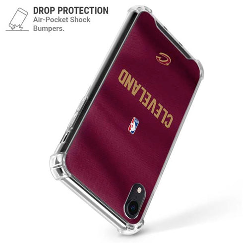 NBA Cleveland Cavaliers Jersey iPhone XR Clear Case