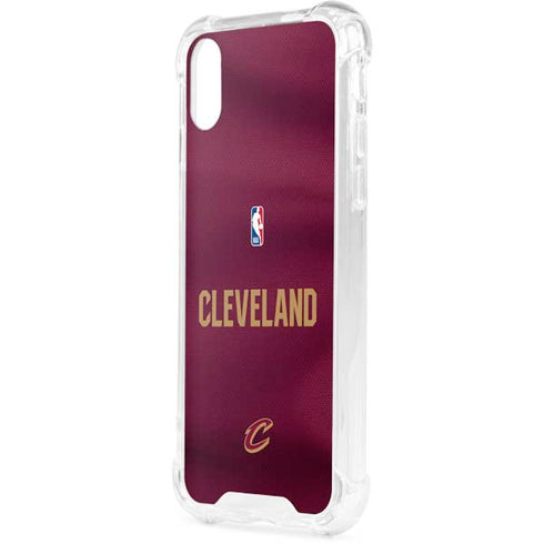 NBA Cleveland Cavaliers Jersey iPhone XS Clear Case