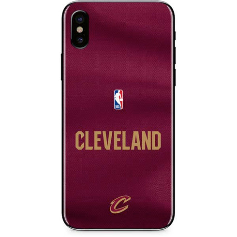 NBA Cleveland Cavaliers Jersey iPhone XS Skin