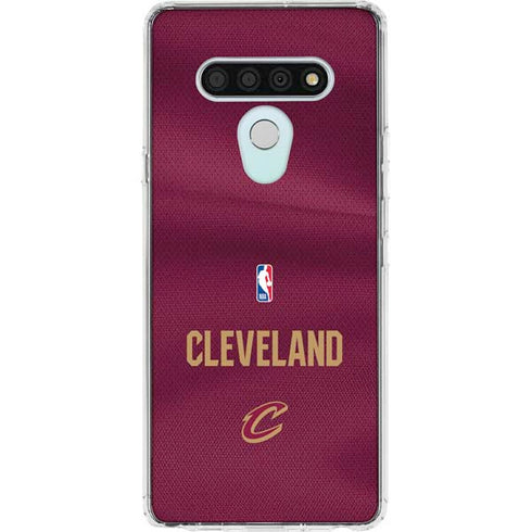 NBA Cleveland Cavaliers Jersey LG Stylo 6 Clear Case