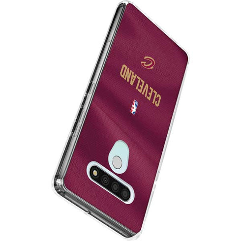 NBA Cleveland Cavaliers Jersey LG Stylo 6 Clear Case