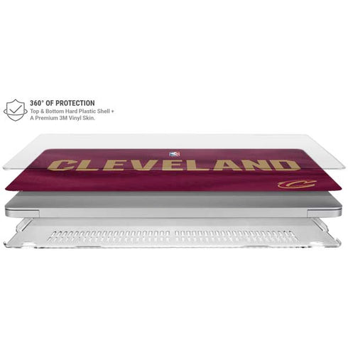NBA Cleveland Cavaliers Jersey MacBook Air 15in (2023-2025) Case plus Skin