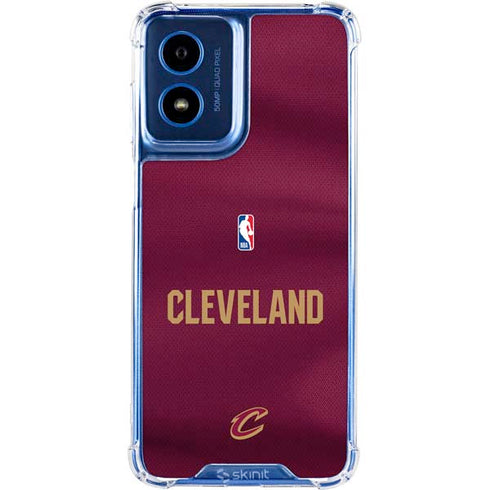 NBA Cleveland Cavaliers Jersey Moto G 5G (2024) Clear Case