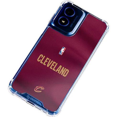 NBA Cleveland Cavaliers Jersey Moto G 5G (2024) Clear Case