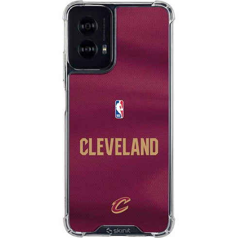 NBA Cleveland Cavaliers Jersey Moto G Power 5G (2024) Clear Case