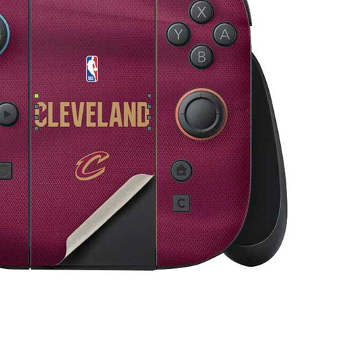 NBA Cleveland Cavaliers Jersey Nintendo Switch 2 (2025) Joy-Con Controller Skin