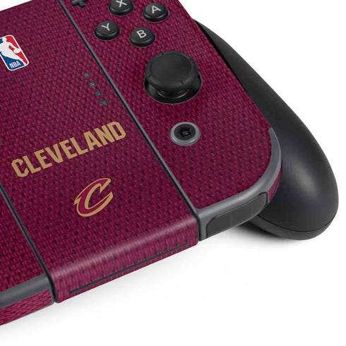 NBA Cleveland Cavaliers Jersey Nintendo Switch (2017-2021) Joy-Con Controller Skin