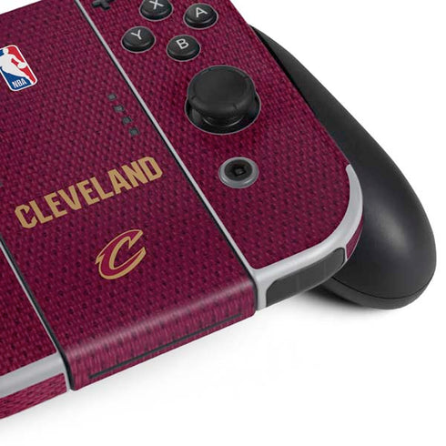 NBA Cleveland Cavaliers Jersey Nintendo Switch OLED (2021) Skin