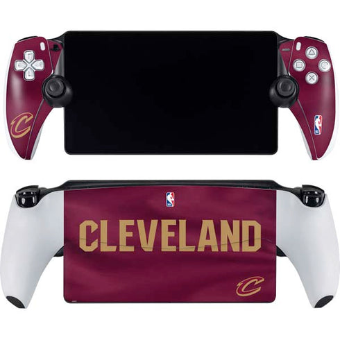 NBA Cleveland Cavaliers Jersey PlayStation Portal Remote Player Skin