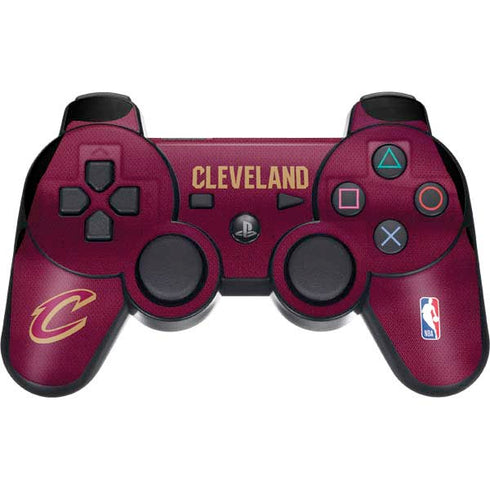 NBA Cleveland Cavaliers Jersey PS3 Dual Shock wireless controller Skin
