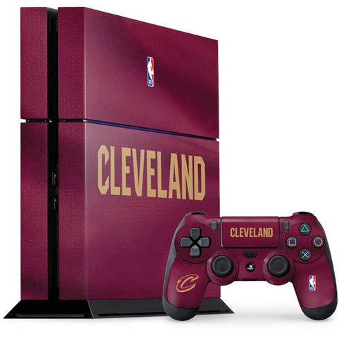 NBA Cleveland Cavaliers Jersey PS4 Console and Controller Bundle Skin