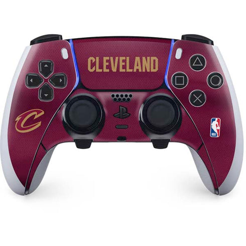 NBA Cleveland Cavaliers Jersey PS5 DualSense Edge Pro Controller Skin