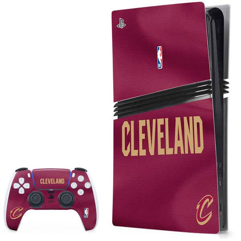 NBA Cleveland Cavaliers Jersey PS5 Pro Bundle Skin