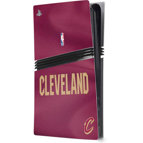 NBA Cleveland Cavaliers Jersey PS5 Pro Console Skin