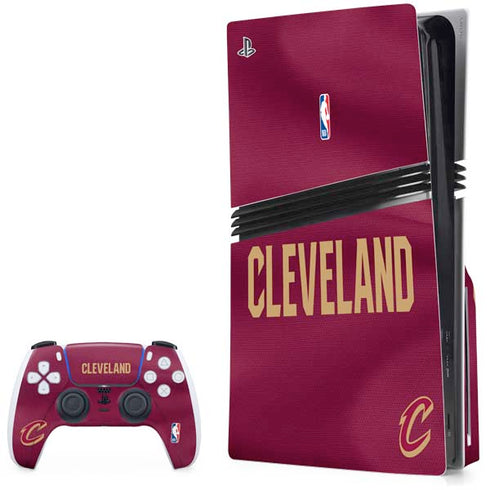 NBA Cleveland Cavaliers Jersey PS5 Pro Disk Bundle Skin