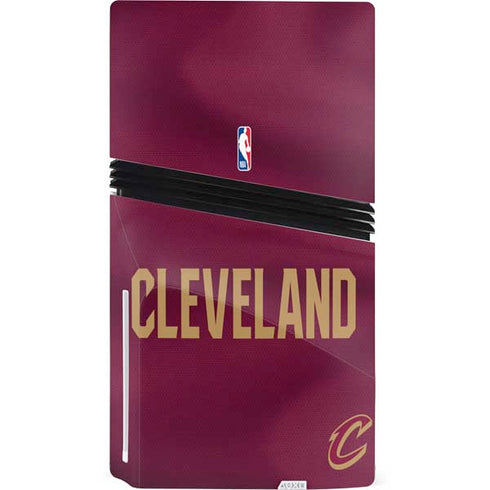 NBA Cleveland Cavaliers Jersey PS5 Pro Disk Console Skin