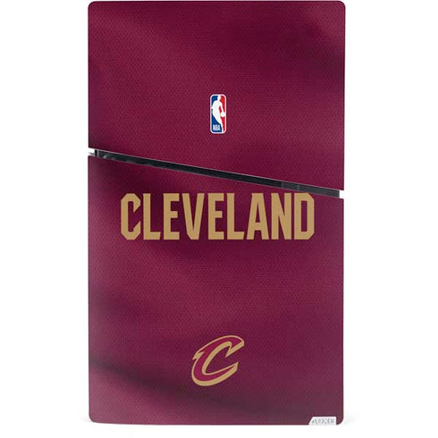NBA Cleveland Cavaliers Jersey PS5 Slim Digital Edition Console Skin