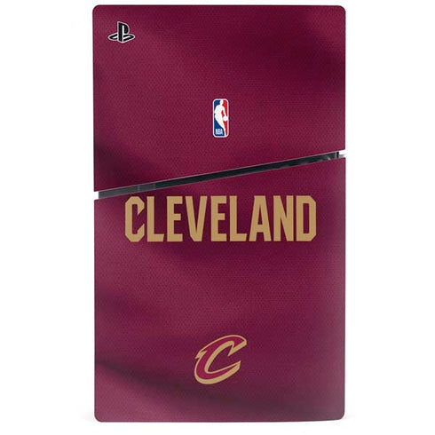 NBA Cleveland Cavaliers Jersey PS5 Slim Disk Console Skin