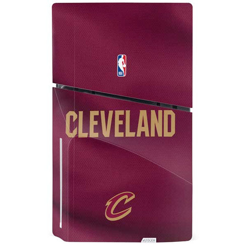 NBA Cleveland Cavaliers Jersey PS5 Slim Disk Console Skin