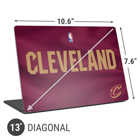 NBA Cleveland Cavaliers Jersey Universal Laptop 13in (10.6 x 7.6in) Skin