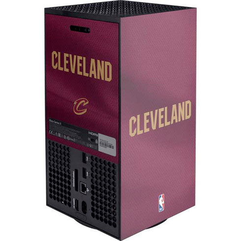 NBA Cleveland Cavaliers Jersey Xbox Series X Console Skin
