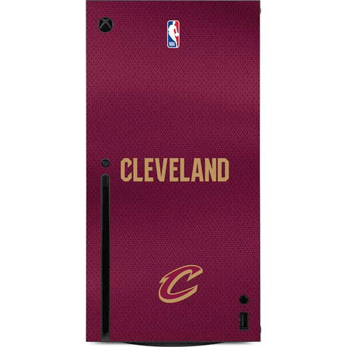 NBA Cleveland Cavaliers Jersey Xbox Series X Console Skin