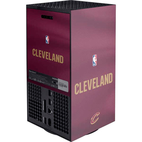 NBA Cleveland Cavaliers Jersey XBox Series X Digital Edition Console Skin