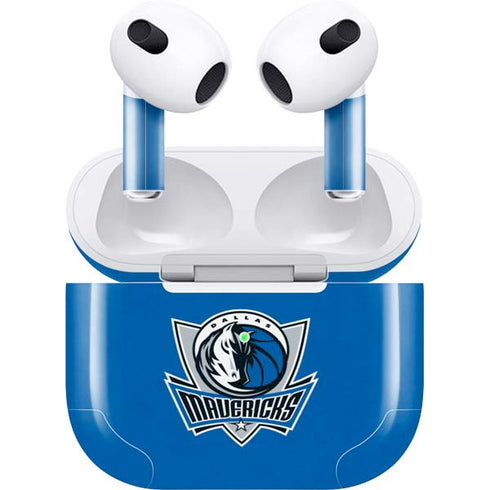 NBA Dallas Mavericks Distressed Apple AirPods (3rd Gen 2021) Skin