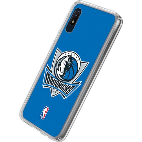 NBA Dallas Mavericks Distressed Galaxy A10e Clear Case
