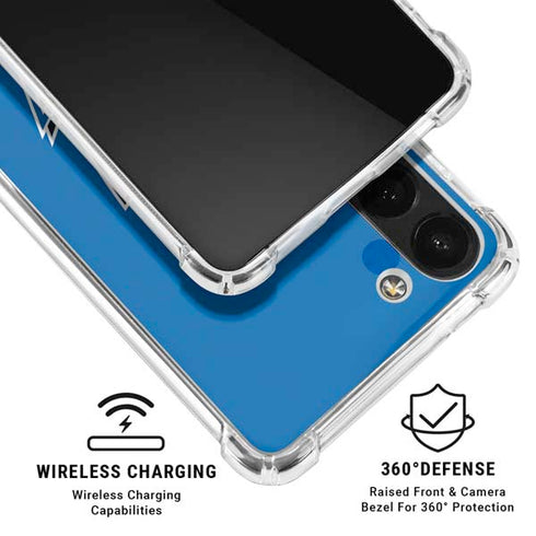 NBA Dallas Mavericks Distressed Galaxy A13 5G Clear Case